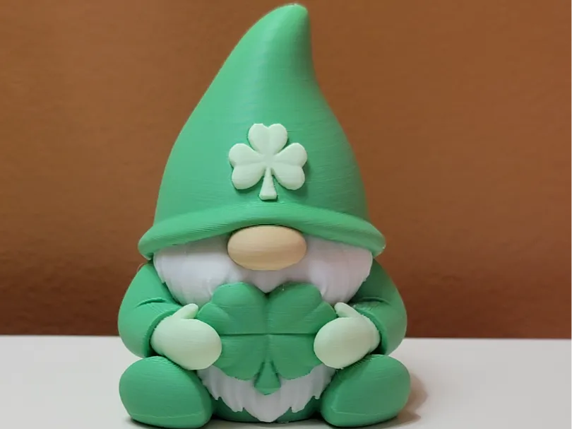 Saint-Patrick-Gnome Trèfle - Fêtes Print