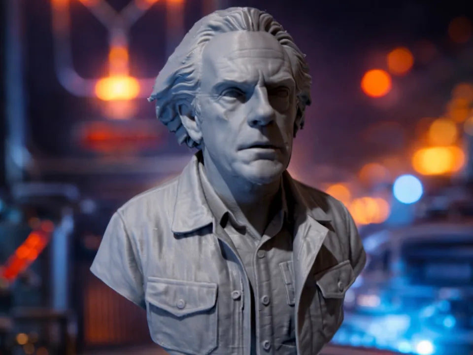 Buste de Doc Brown – de Retour vers le Futur - Geek Print