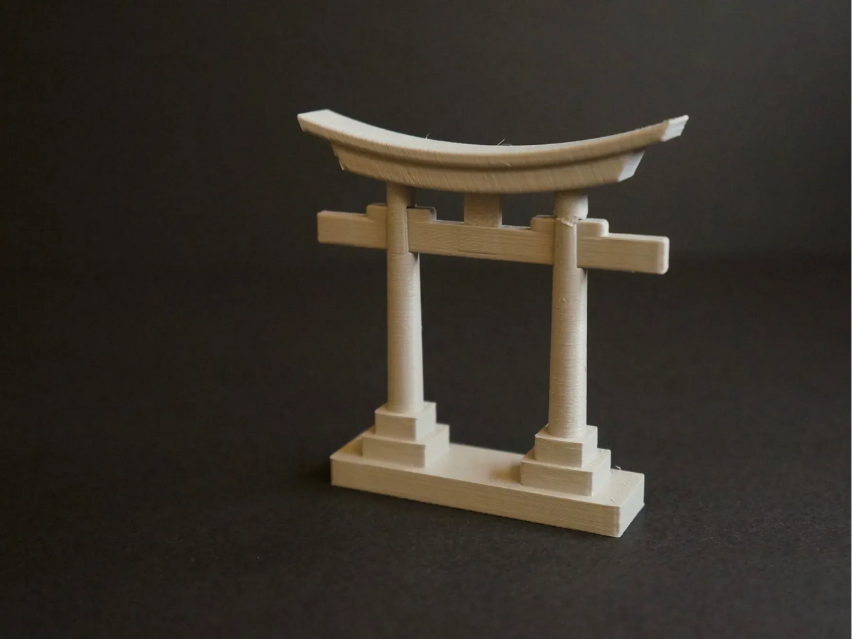 Torii Zen Desktop Decoration Fish Tank Decoration Scenery Earring Rack Plant Bonsai Tea Pet - Maquette Print