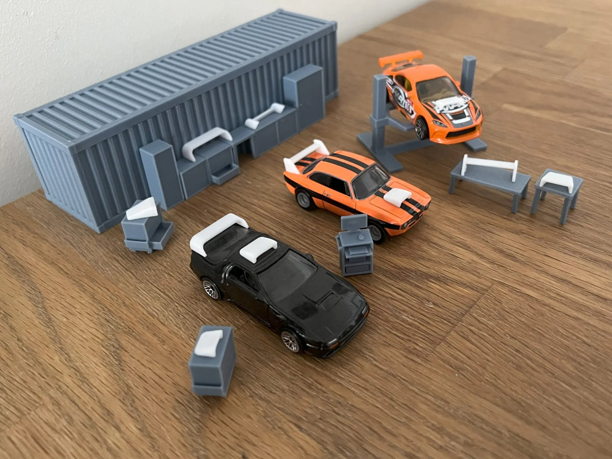 Kit de tuning 2 échelle 1/64 pour diorama de garage de course automobile - Auto Print
