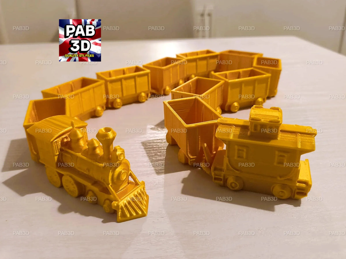 Train articulé flexi - Maquette Print