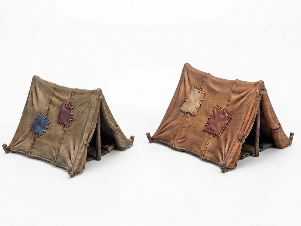 Terrain dispersé de table - Tentes de bandits - Jeux Print