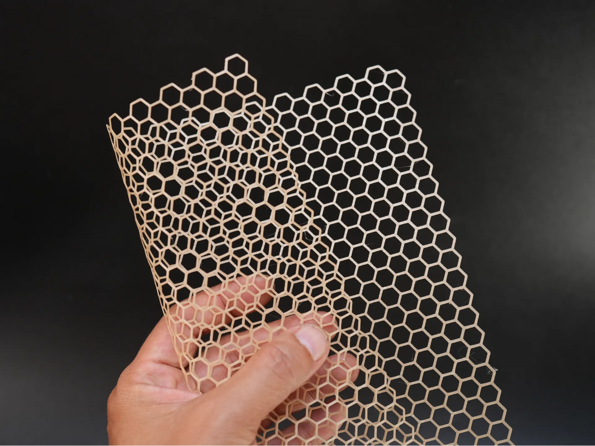 Feuille de maille nid d'abeille - Art Print