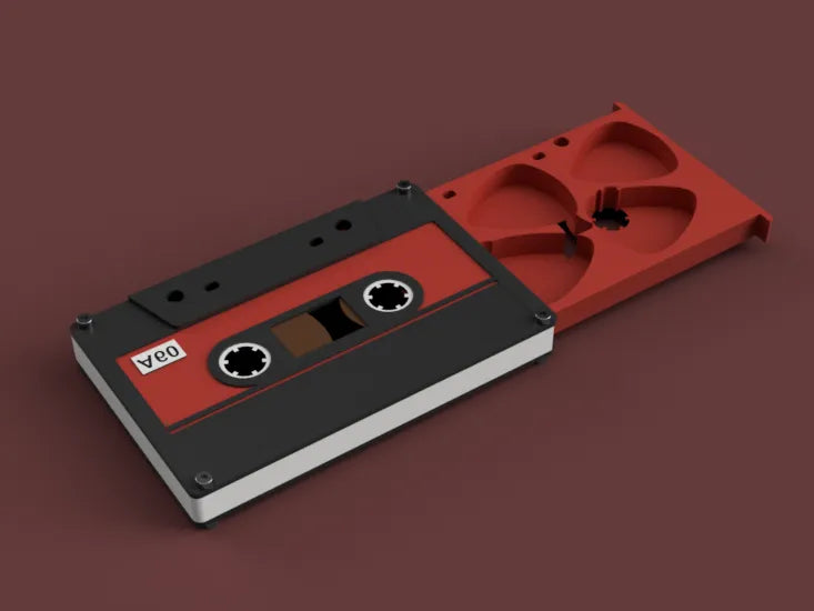 Cassette Support de médiators de guitare (porte-médiators) - Music Print
