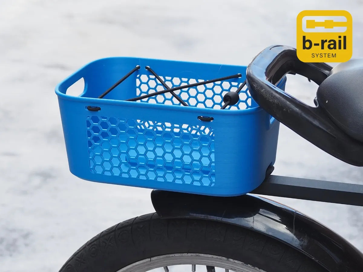 Panier arrière pour vélo enfant – Système B-Rail - Vélo Print
