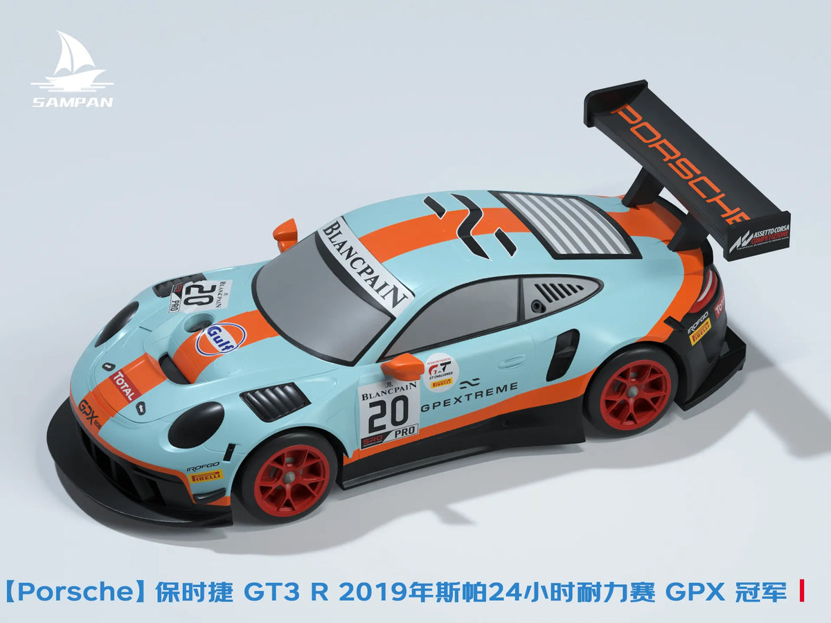 Porsche 911 GT3 R, voiture championne des 24 Heures de Spa 2019, Équipe GPX - Auto Print