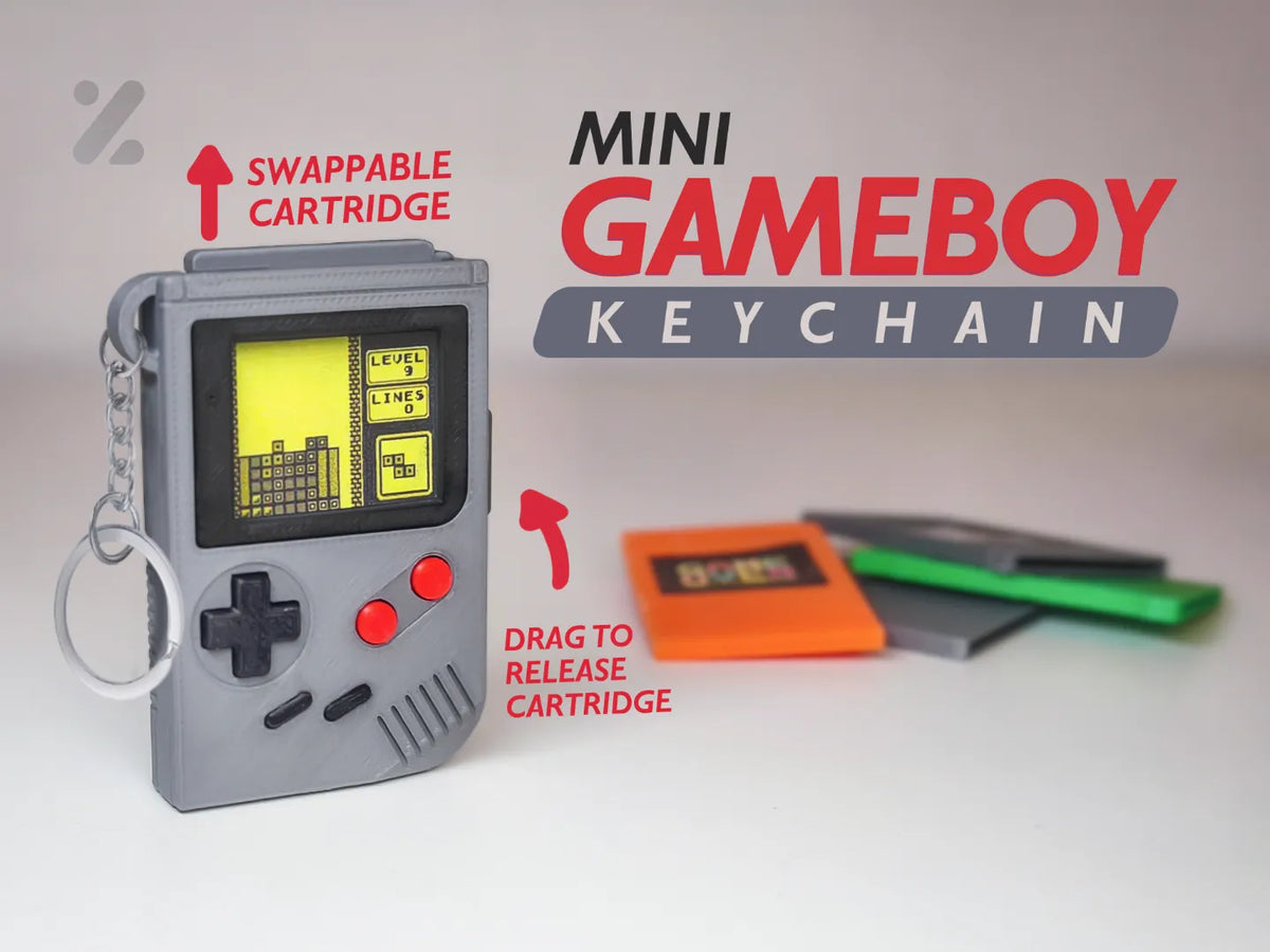 Mini-porte-clés Game Boy – Cartouche photo interchangeable - Geek Print