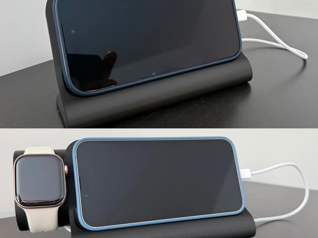 Support iPhone, iPhone Pro avec option Apple Watch - Bijoux Print