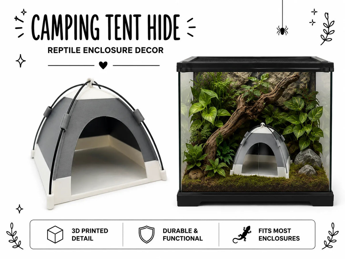 Cachette tente pour reptiles - Pet Print