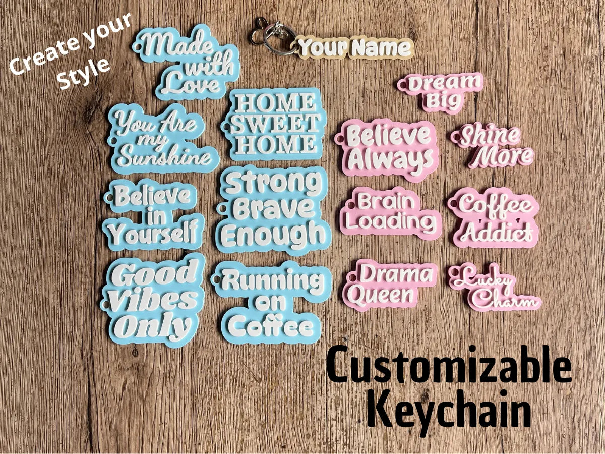 Porte-clés nominatifs personnalisables - Pet Print