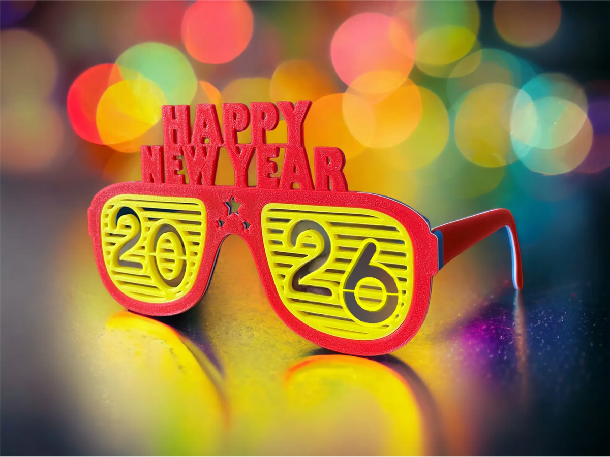 Lunettes de fête Bonne Année - Fêtes Print