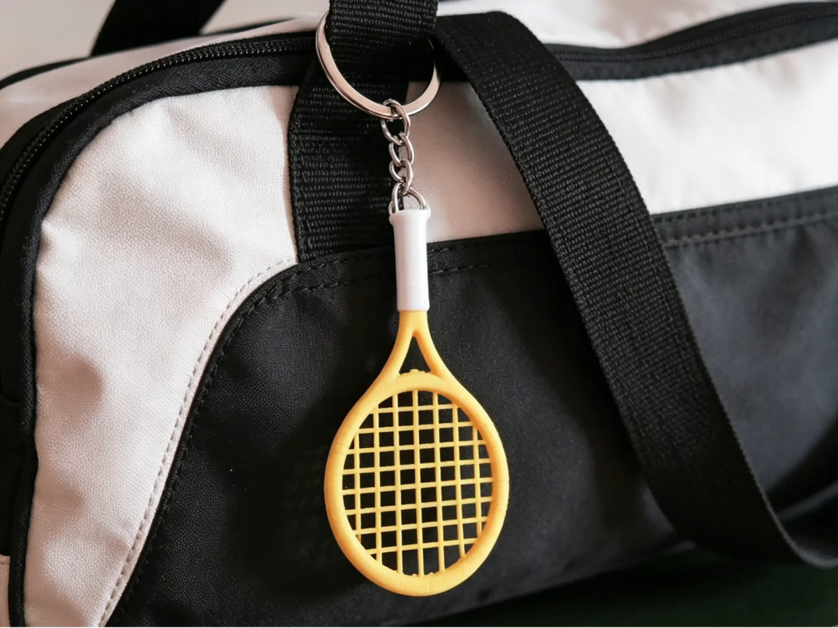 Mini pendentif raquette de tennis mignon - Sport Print