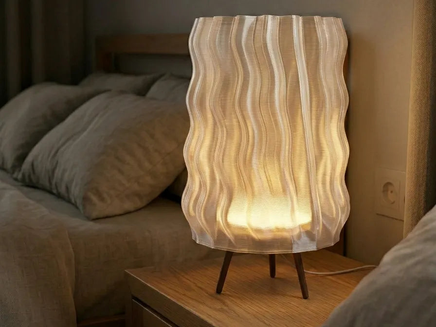 Laslo Lamp - Lampe de table plissée moderne - Maison Print