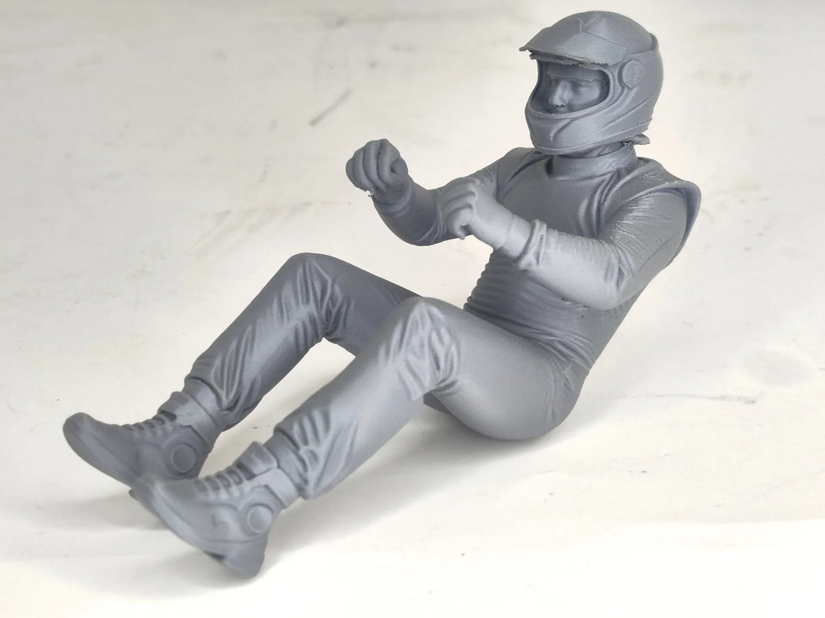 Figurine masculine de pilote de voiture de rallye 1:10 - Auto Print