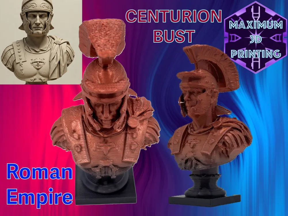 Buste de centurion romain 3 - Combattant romain italien - Art Print