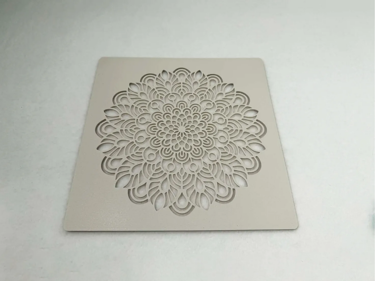 Pochoir Mandala - Art Print