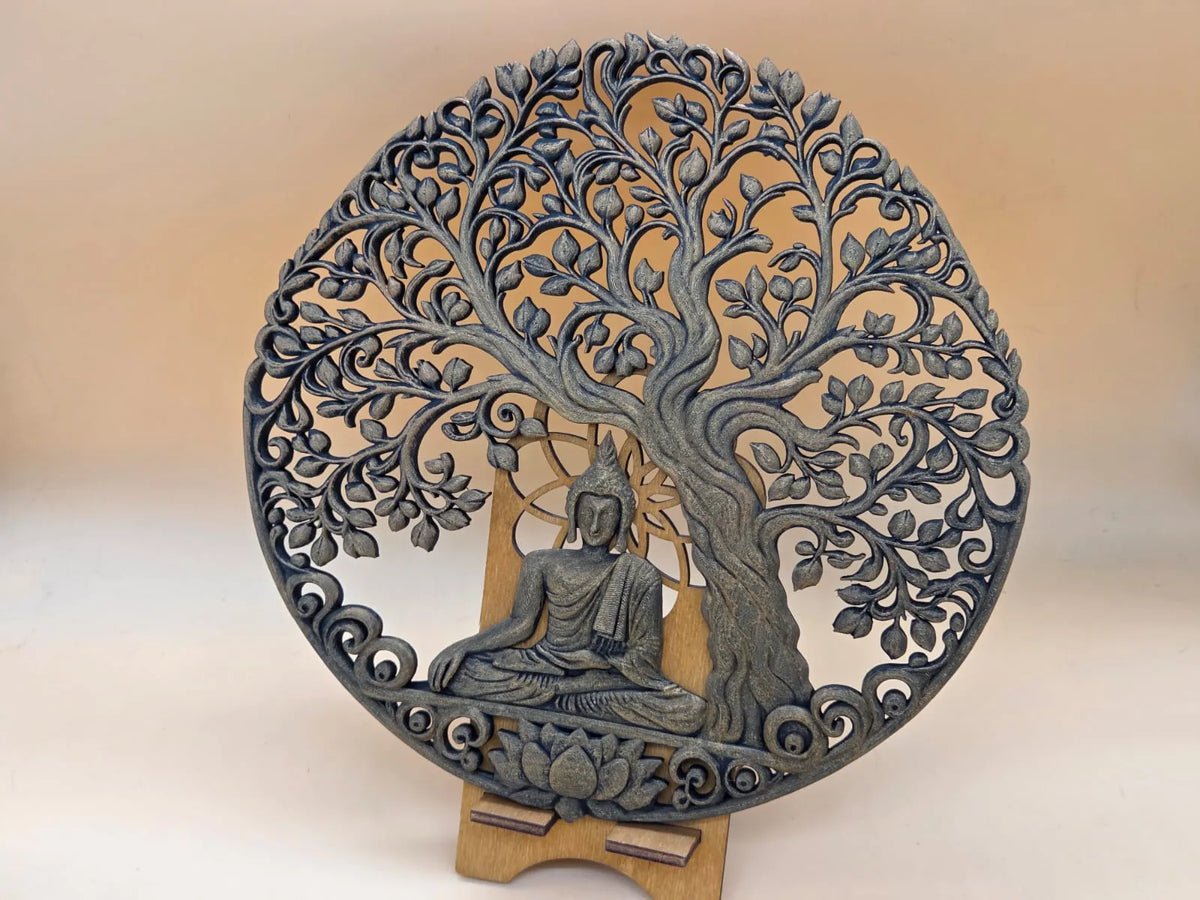 Art Mural Arbre de Vie Bouddha - Art Print