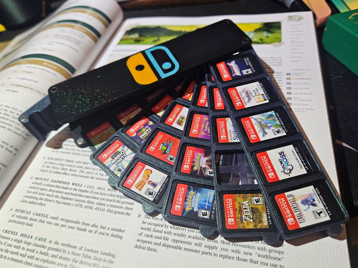 Étui pour cartes de jeu Nintendo Switch - 5 jeux par carte - Jeux Print