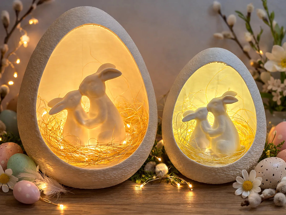Lampe Oeuf Lapin de Pâques - Fêtes Print
