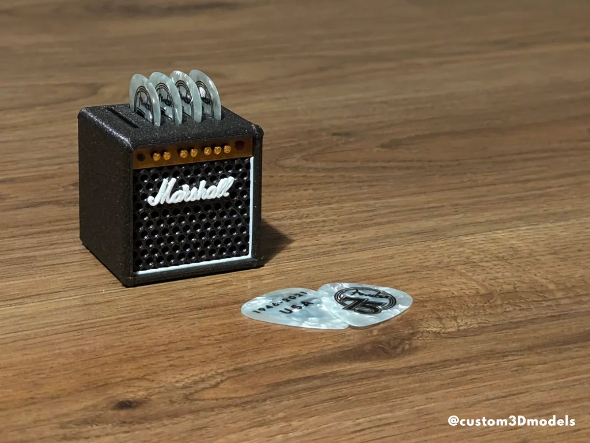 Support pour médiator de guitare Marshall – 5 médiators - Music Print