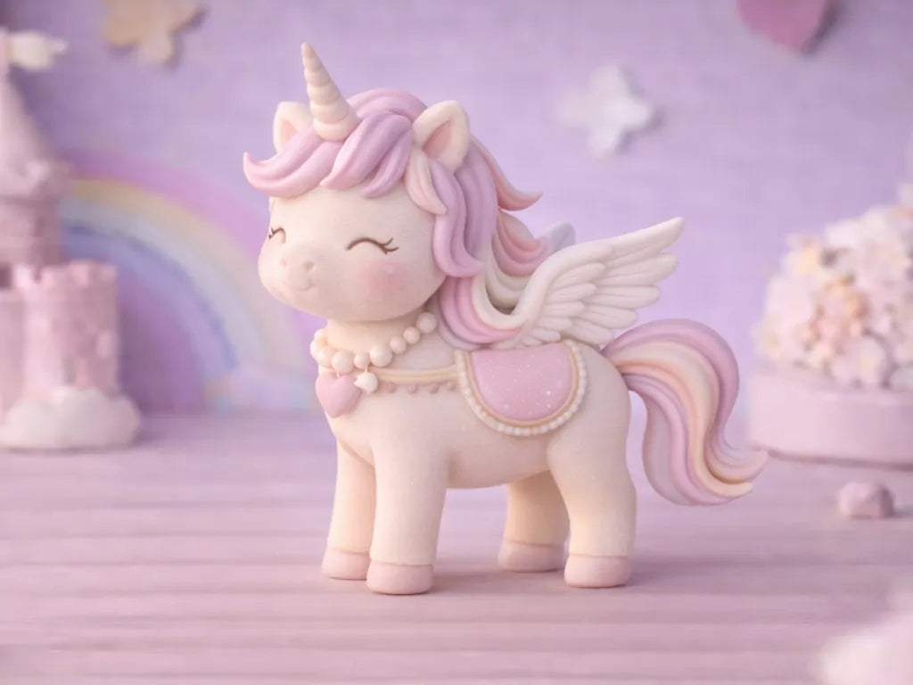 Licorne Ailée - Figurine Print