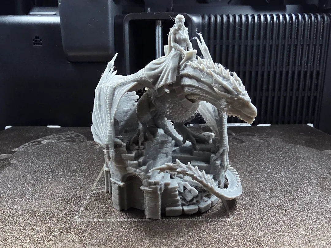 Daenerys Targaryen chevauchant Drogon (Game of Thrones) - Geek Print
