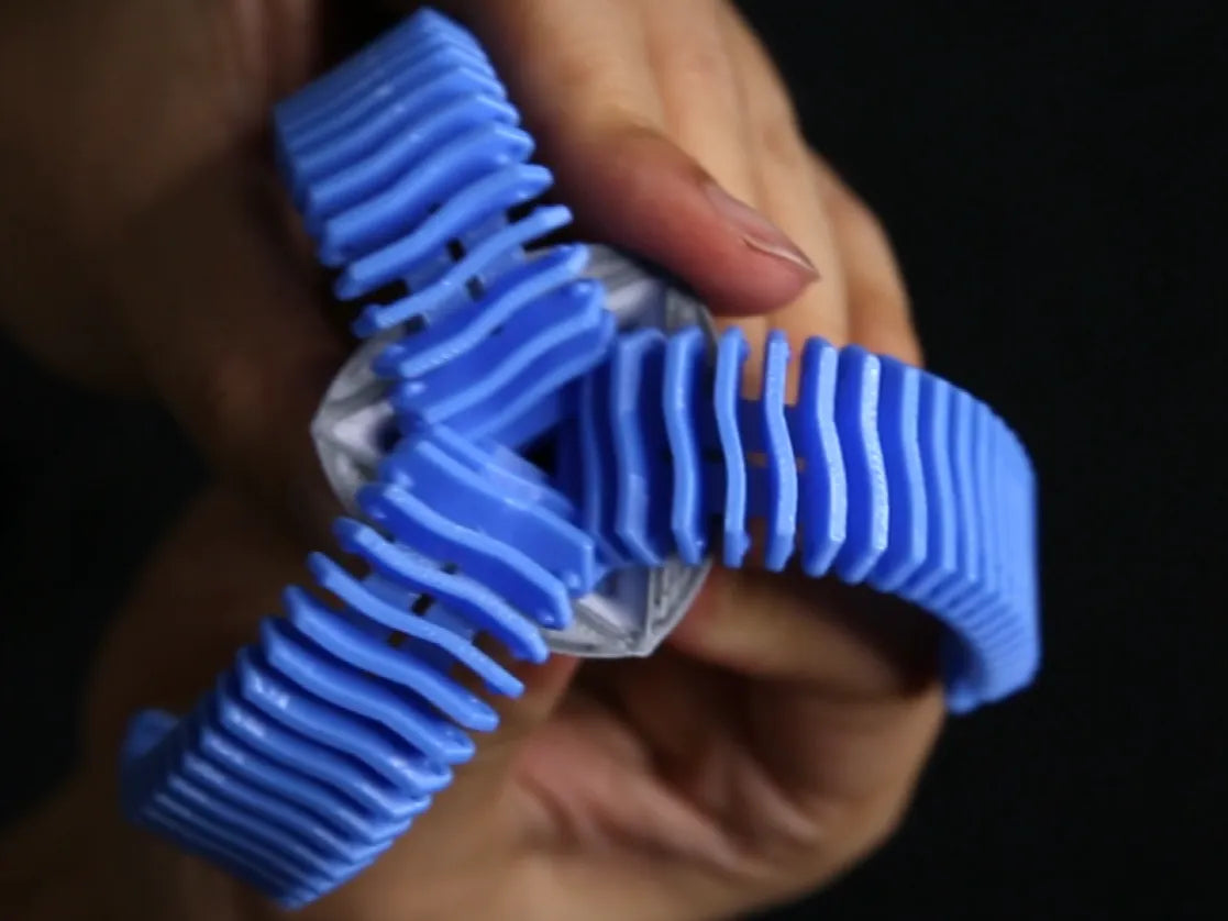 Structure de fermeture éclair à trois faces à conversion de rigidité Y-zipper - Voyage Print