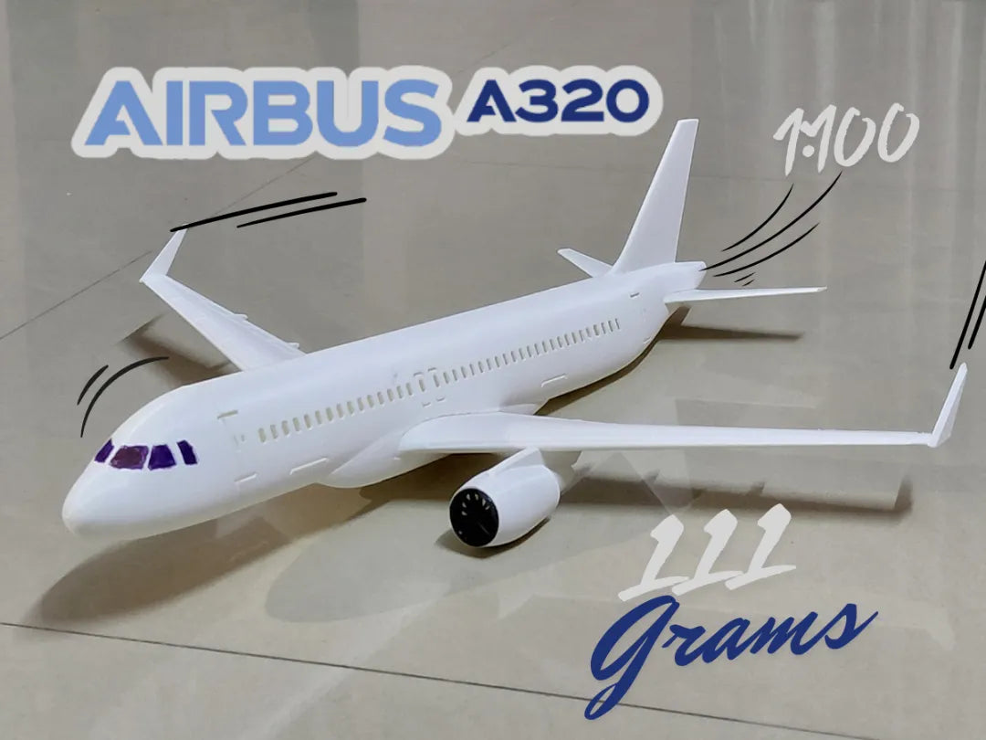 Airbus A320 - Échelle 1:100 (kit de montage) - Maquette Print