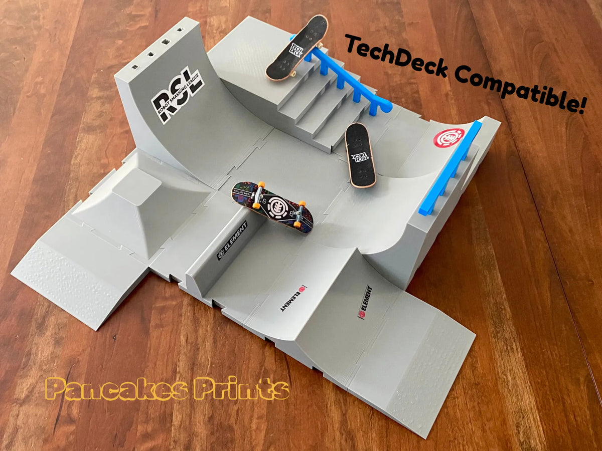 Skatepark modulaire pour fingerboard - Vélo Print