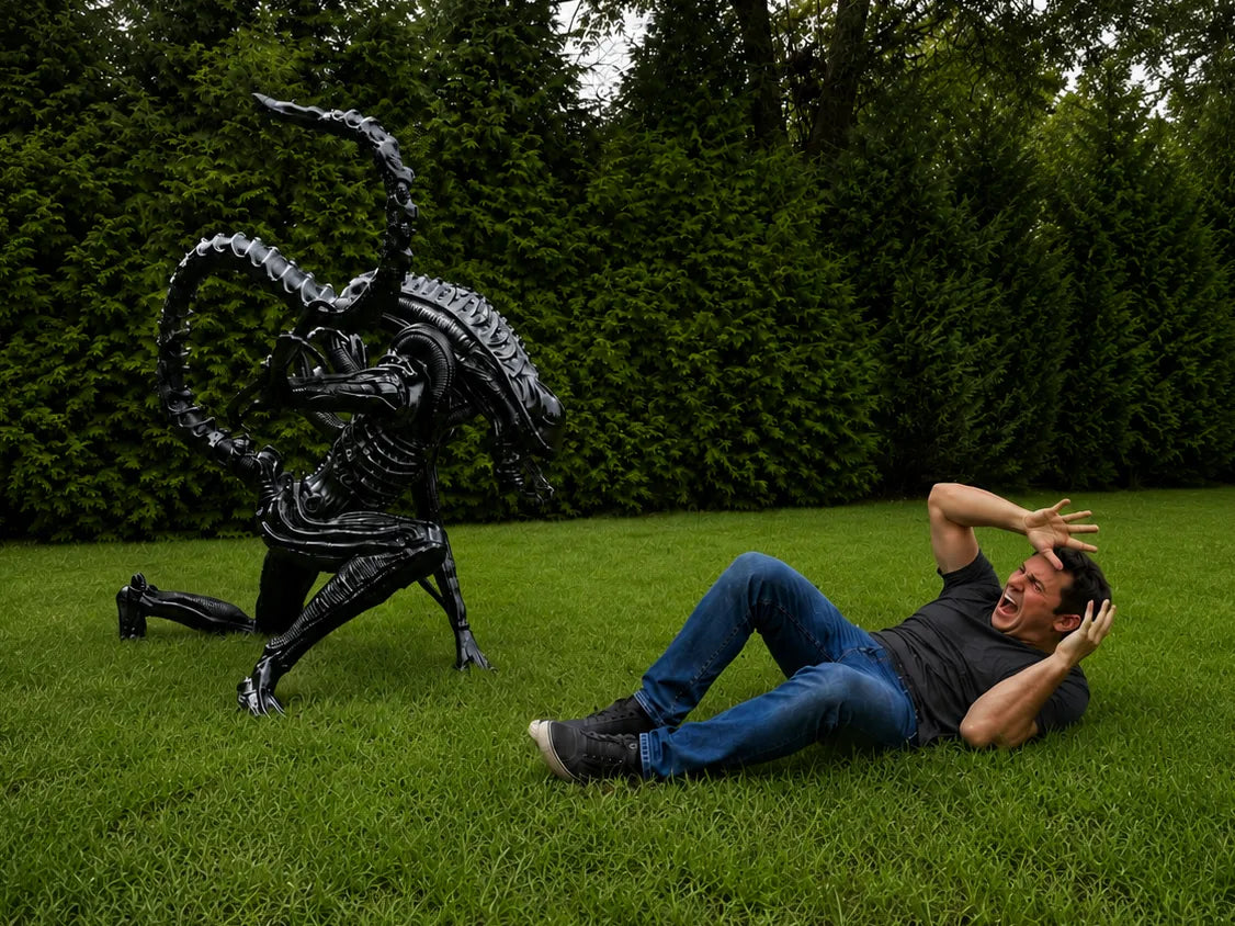 Modèle Alien Xénomorphe grandeur nature - 1,5 m de haut - Figurine Print