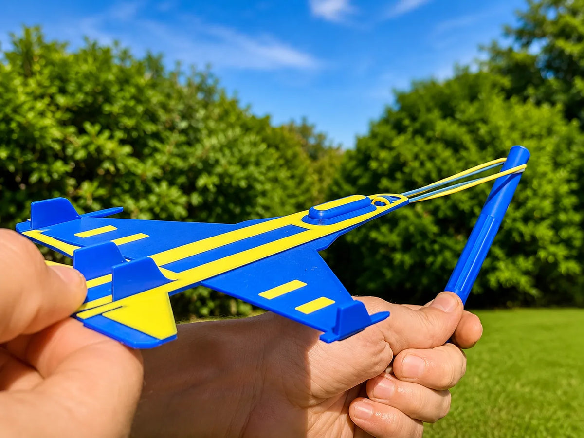 Planeur à réaction à lanceur à élastique - Maquette Print