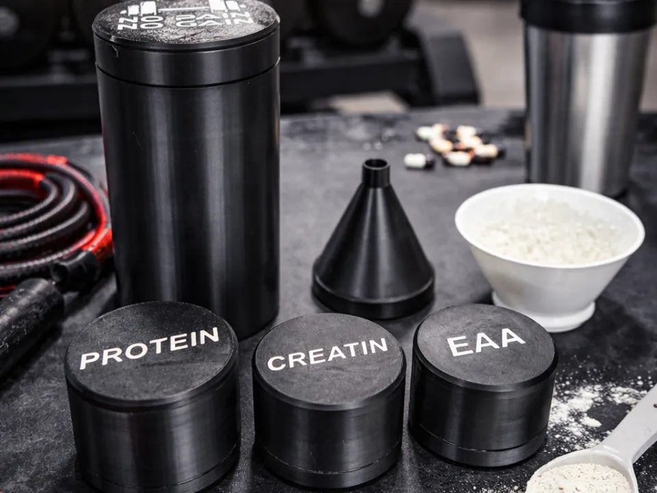 Conteneur pour poudre de gym - Sport Print