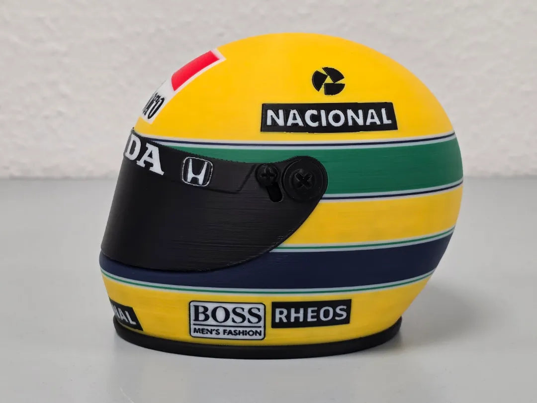 Casque d'Ayrton Senna - Vélo Print