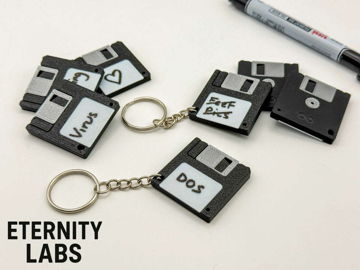 Porte-clés Mini disquette 3 1/2 - Souvenirs NFC - Geek Print