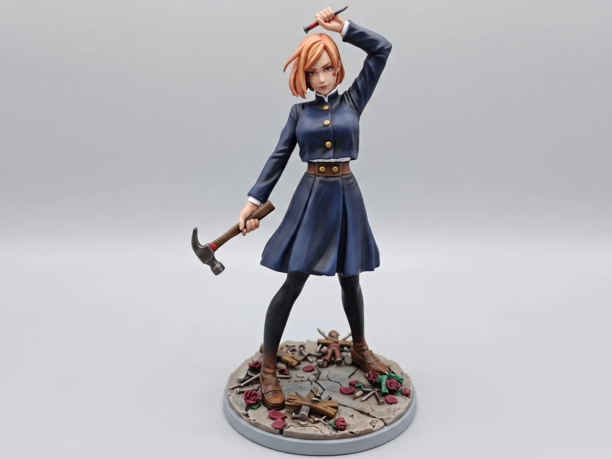 Nobara Kugisaki Jujutsu Kaisen + Base de poupée vaudou - Figurine Print