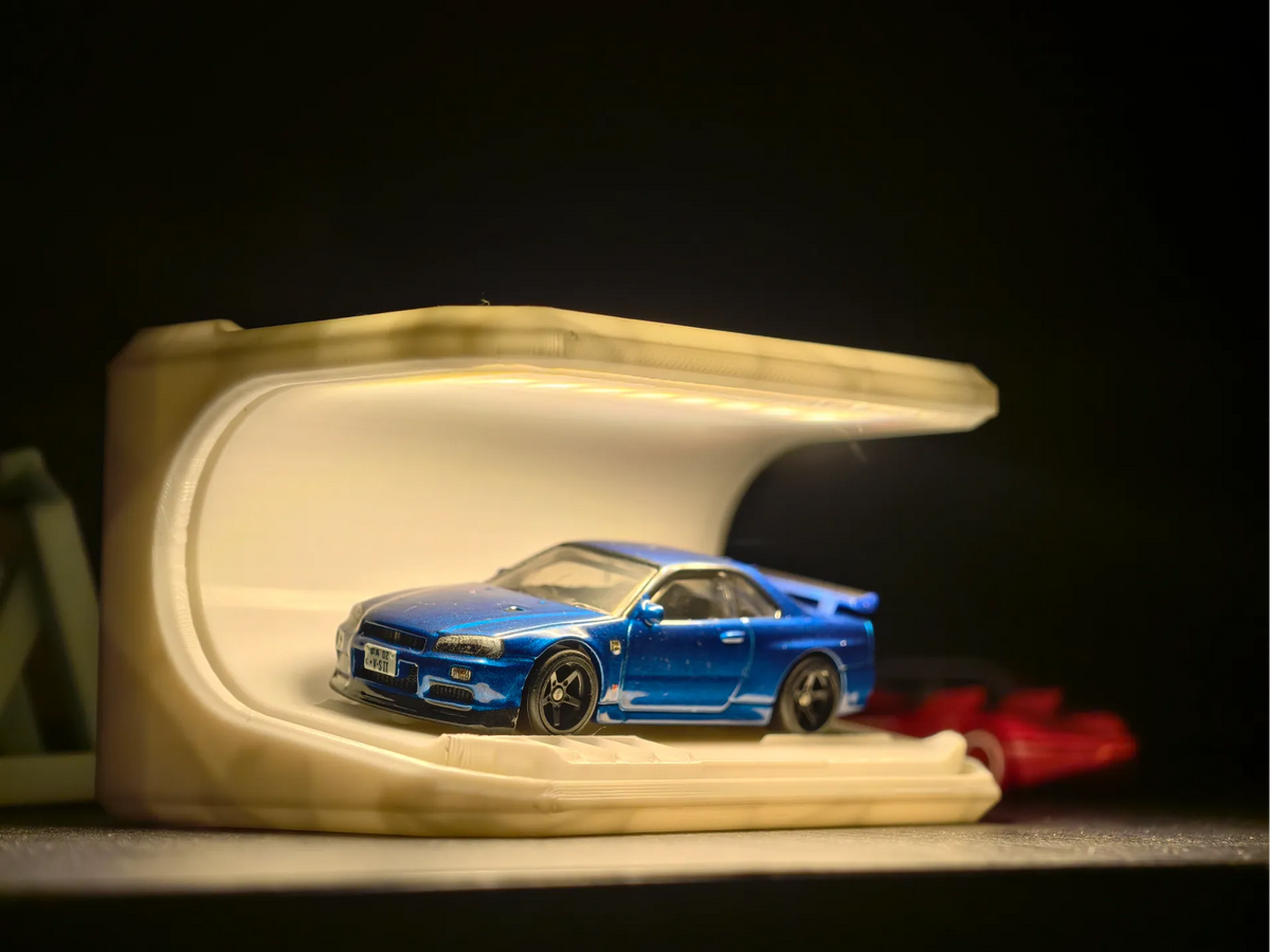 Garage d'exposition de voitures pour modèles moulés sous pression 1:64 - Auto Print