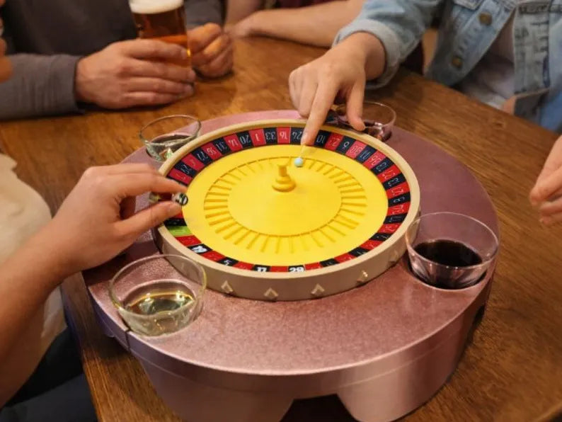 Roulette Shot Le Jeu à Boire - Fêtes Print