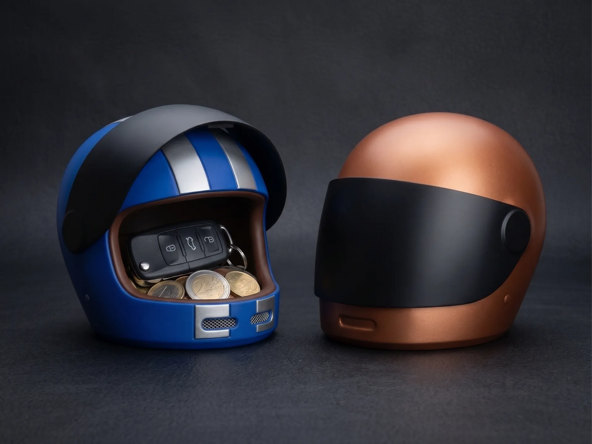Boîte de casque de moto - Auto Print