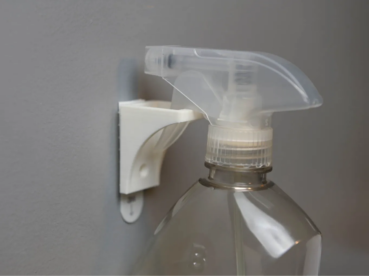 Support de bouteilles de pulvérisation sous l'évier - Beauté Print