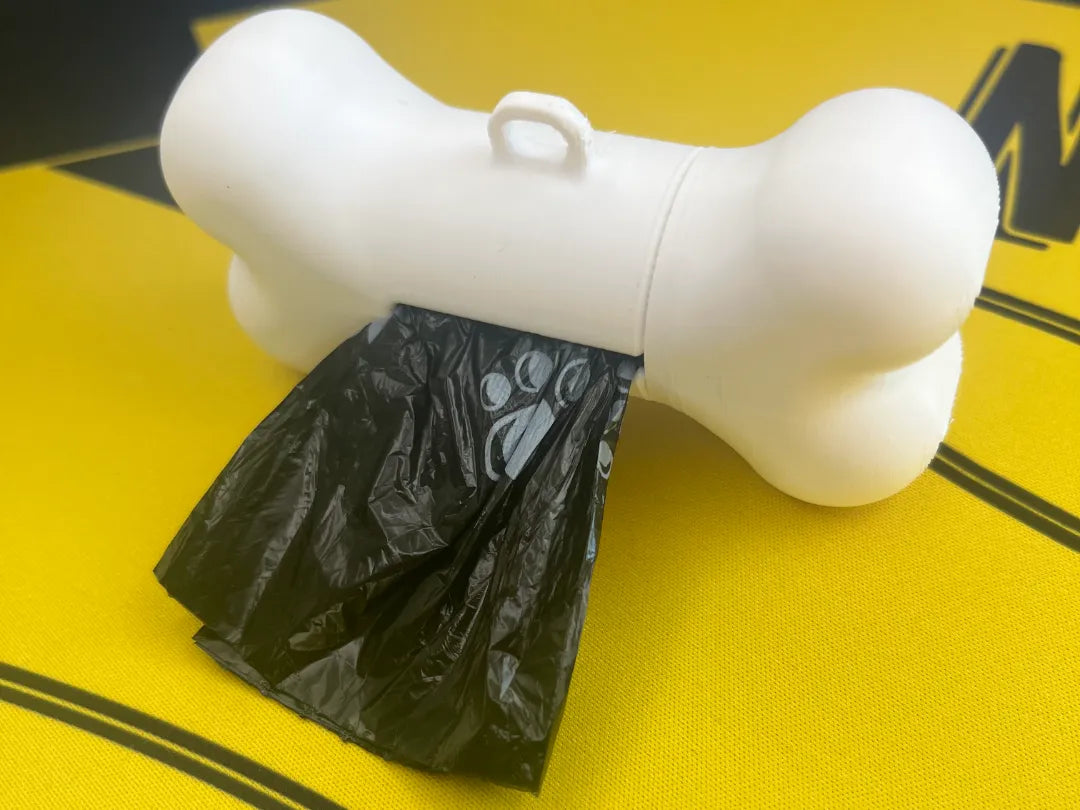Distributeur de sacs à déjections canines en forme d'os - Pet Print