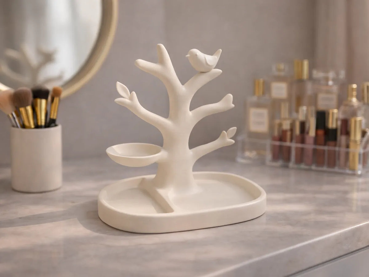 Arbre à bijoux avec oiseau - Bijoux Print