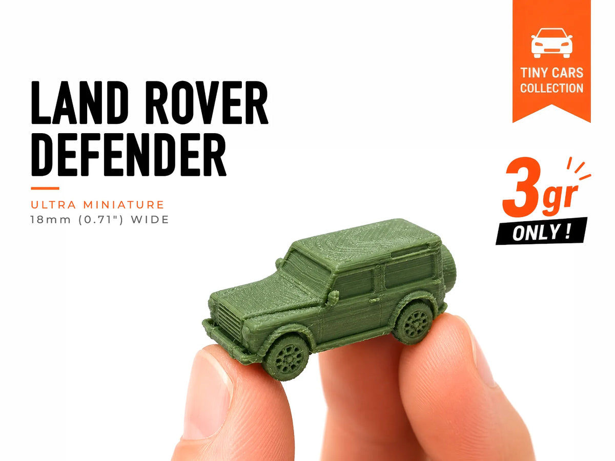 Petit Land Rover Defender – Série de Mini Voitures - Auto Print