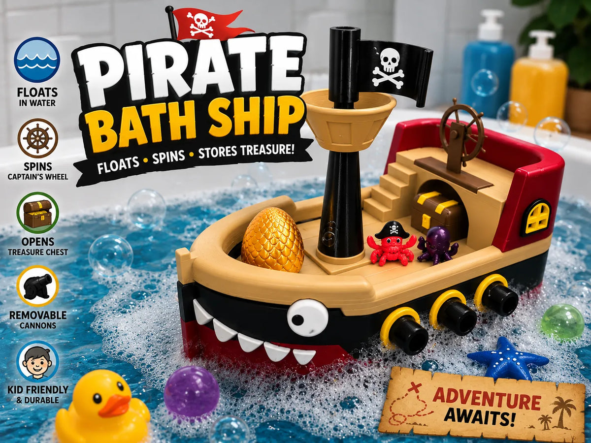 Bateau de Bain Pirate - Flottant - Maquette Print