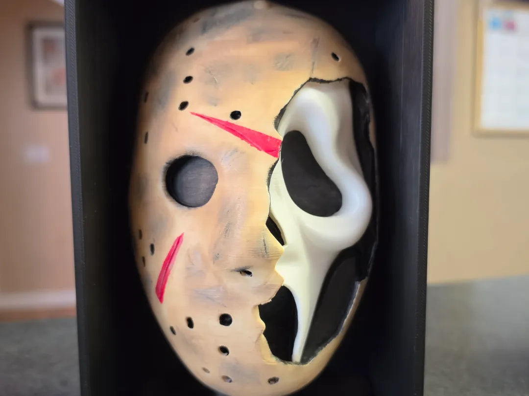 Le coin de livre d'horreur slasher Ghost-Voorhees - Maquette Print