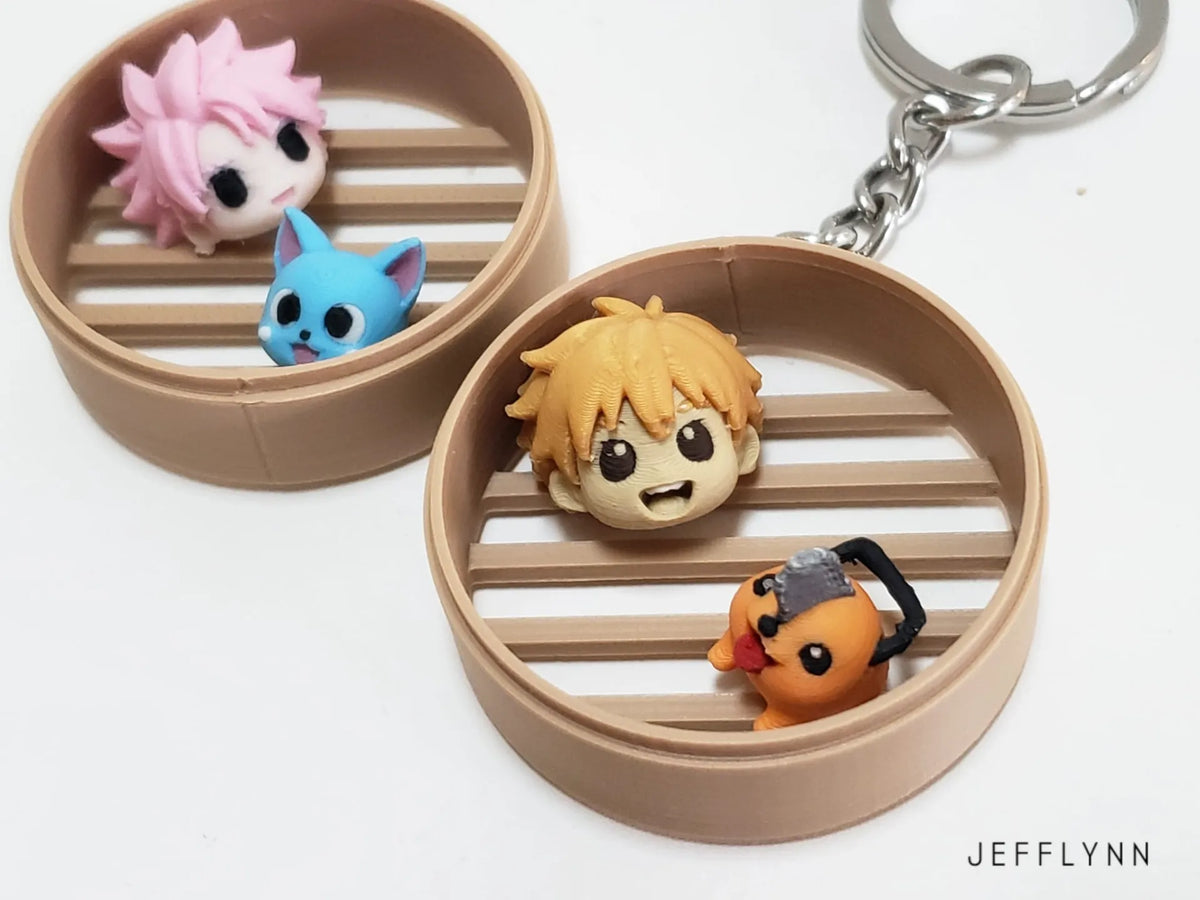 Porte-clés Fidget Denji X Pochita (Chainsaw Man) - Geek Print