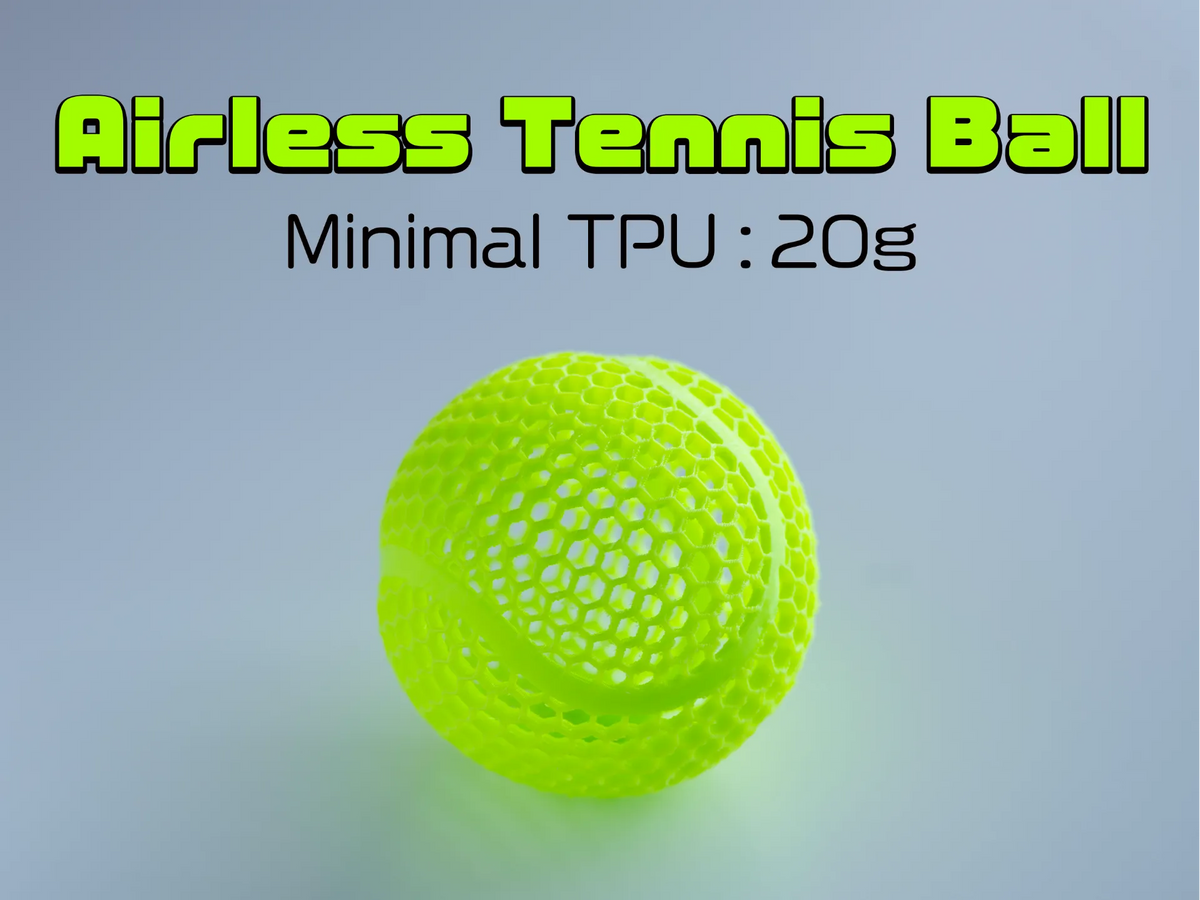 Balle de tennis sans air (treillis souple - 20g) - Sport Print