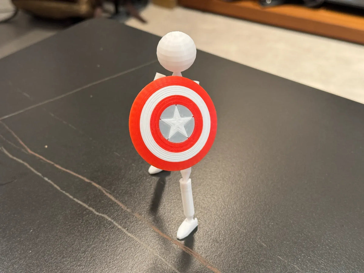Figurines bâton Avengers, bouclier de Captain America - Geek Print