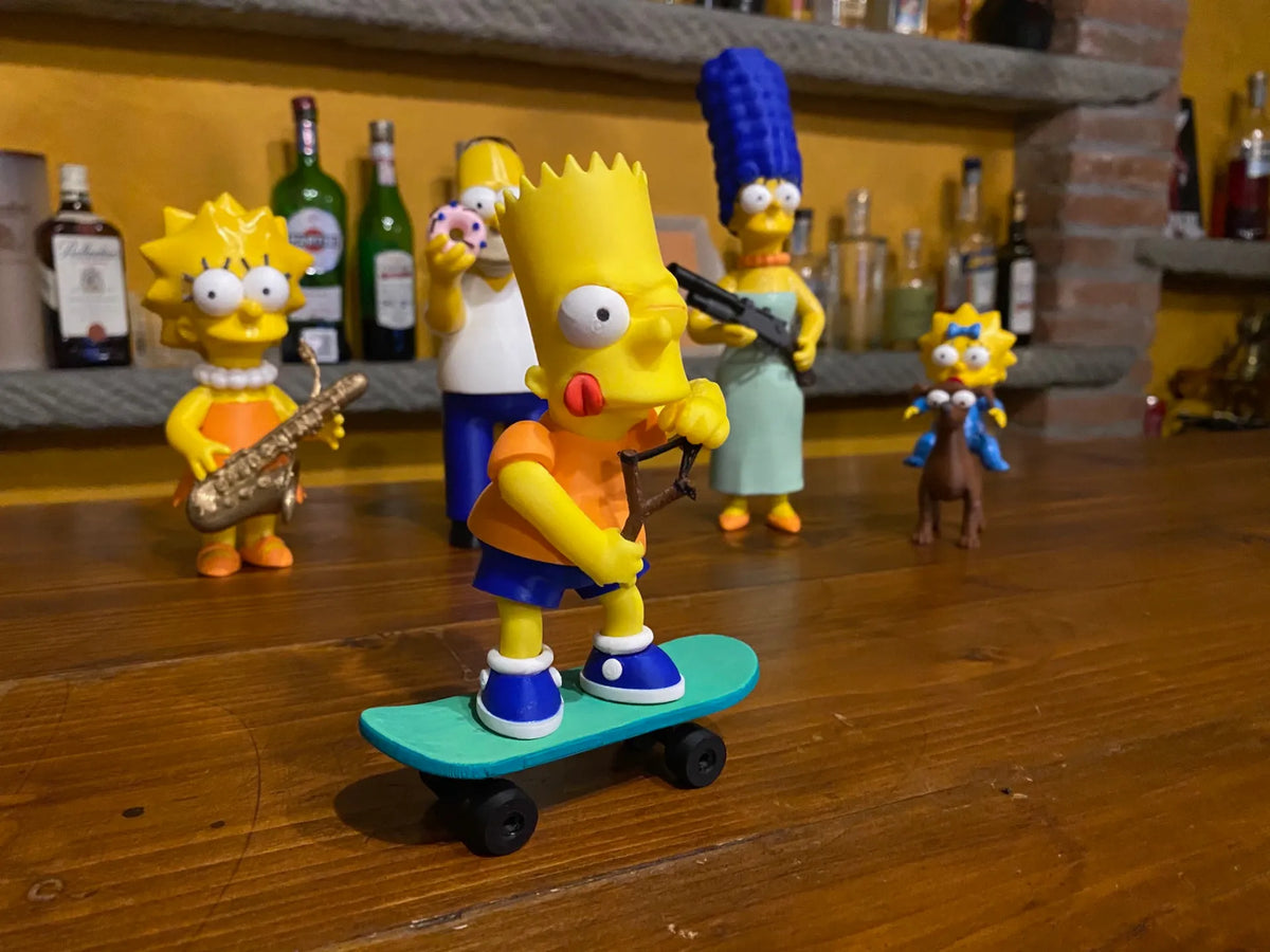 Skateboard pour Bart Simpson - Vélo Print