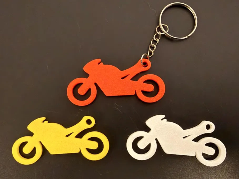 Porte-clés moto / Motorcycle Keychain - Vélo Print