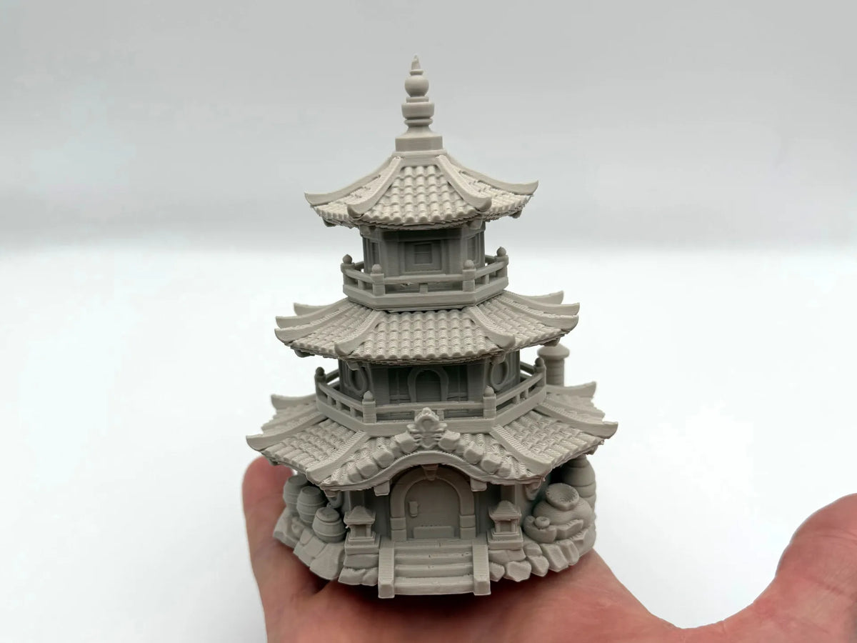 Maison de fées pagode - Maquette Print
